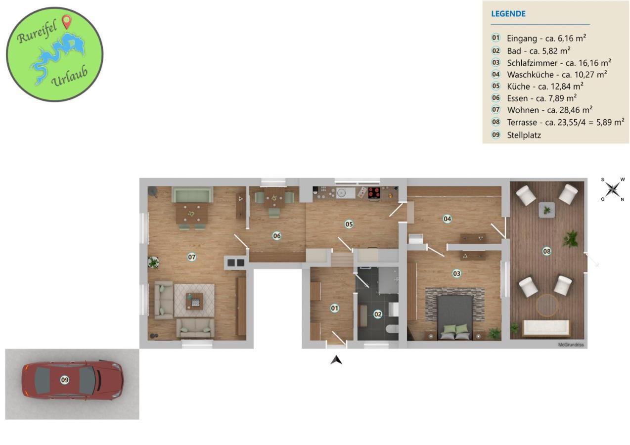 Ferienwohnung Katharina 4 Sterne Laut Dtv Wallbox 11Kw Нидегген Экстерьер фото